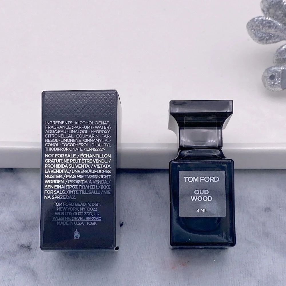 TOM FORD Oud Wood EDP,Earthy Woody Oud Sandalwood-Mini 4ml,0.14oz-BOXED-NEW